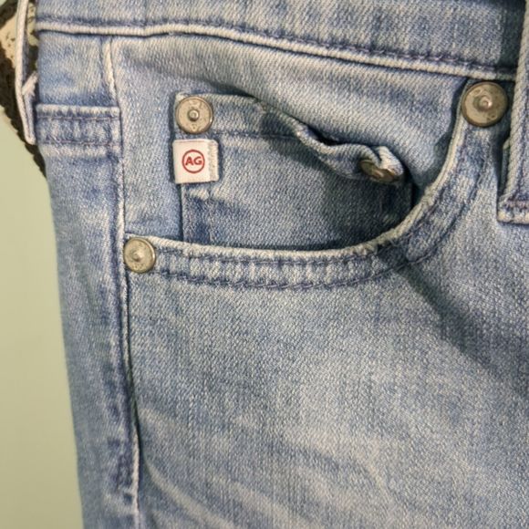 AG Adriano Goldschmied Women Jeans Size 26 Blue The Middi Ankle Mid Rise - Picture 3 of 5